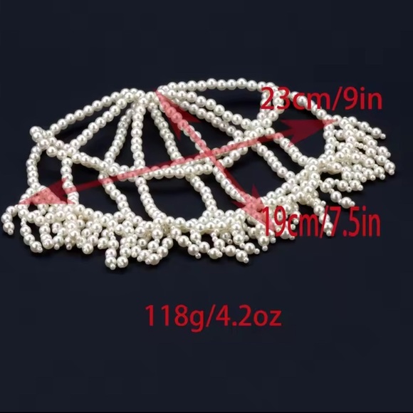Vintage Elegant Pearl Beaded Headpiece main image 7